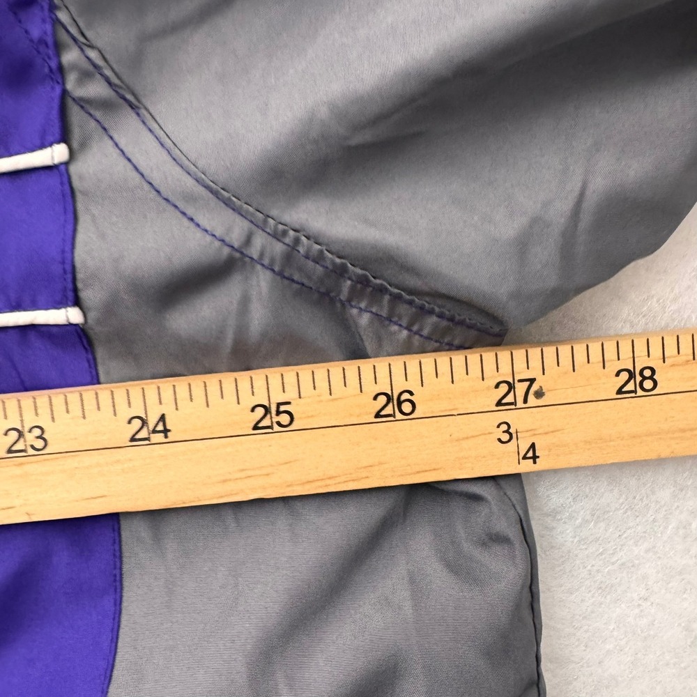 Vintage Minnesota Vikings Jacket XL Dunbrooke NFL Purple Windbreaker Zip Up 90s - Picture 9 of 11